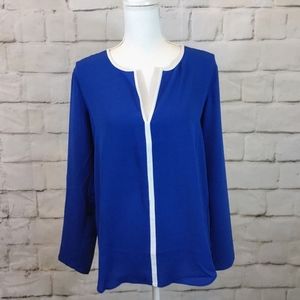 Adrienne Vittadini Multi-color Long Sleeve Top